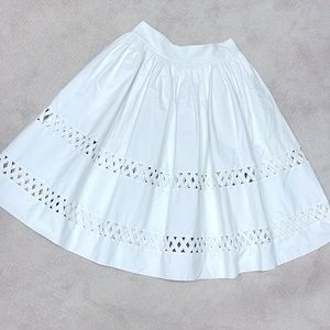 Alice+Olivia white skirt